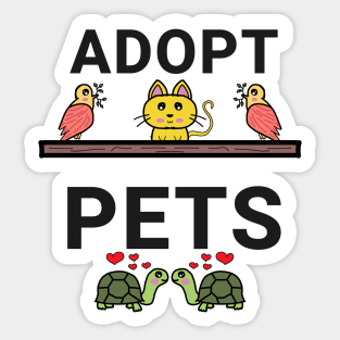 Adopt Pets Sticker